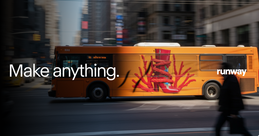 Screenshot of Runway | AI Image and Video Generator