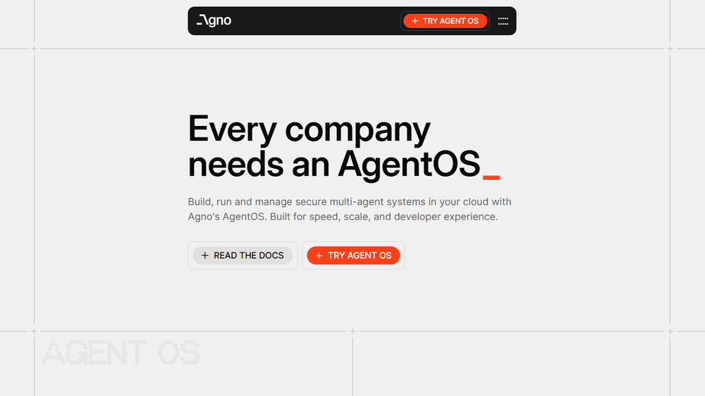 Screenshot of Agno Screenshot of Agno