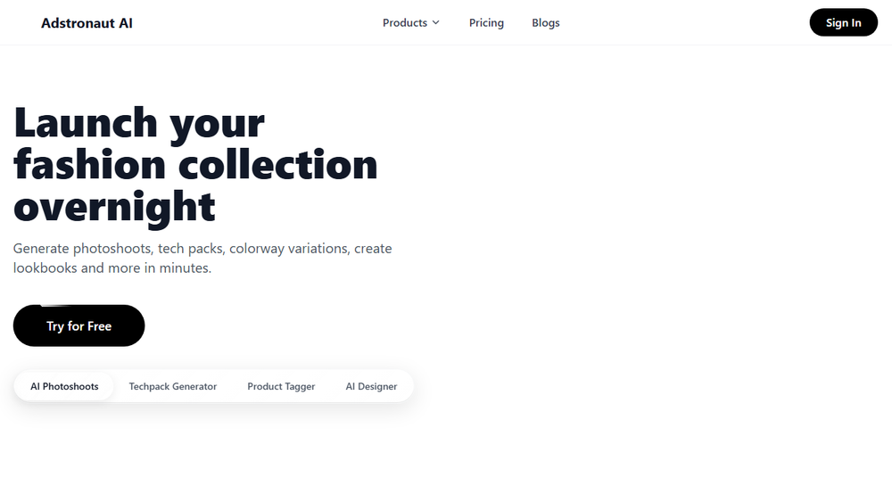Screenshot of Adstronaut AI