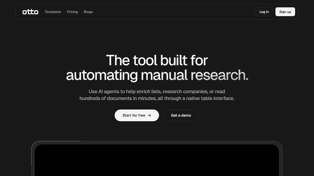 Screenshot of Otto AI Screenshot of Otto AI