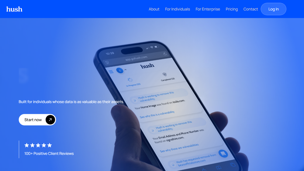 Screenshot of Hush - Premium Privacy Service Screenshot of Hush - Premium Privacy Service