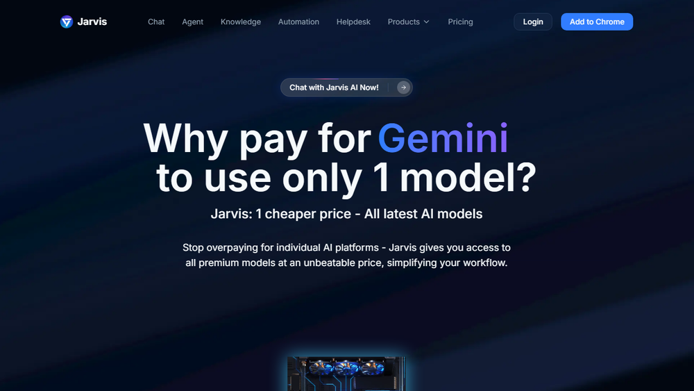 Screenshot of Jarvis AI Screenshot of Jarvis AI