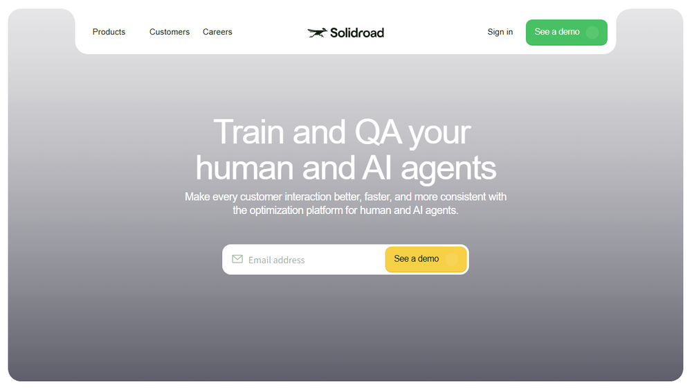 Screenshot of Solidroad