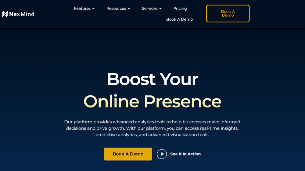 Screenshot of NexMind AI SEO Tools Screenshot of NexMind AI SEO Tools