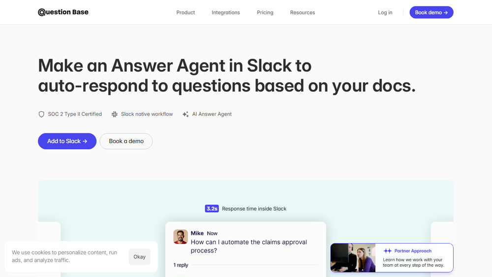 Screenshot of AI Answer Agent for Slack