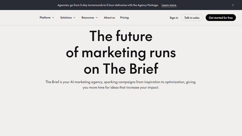 Screenshot of The Brief AI Screenshot of The Brief AI