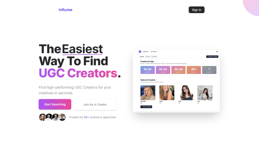 Screenshot of Influme: UGC Creator Marketplace Screenshot of Influme: UGC Creator Marketplace