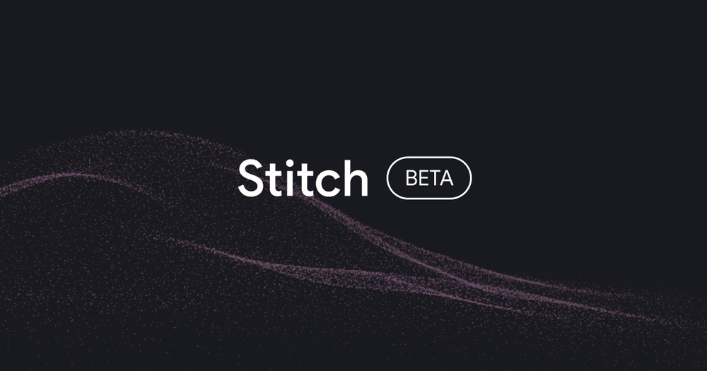 Screenshot of Stitch - AI Design Tool