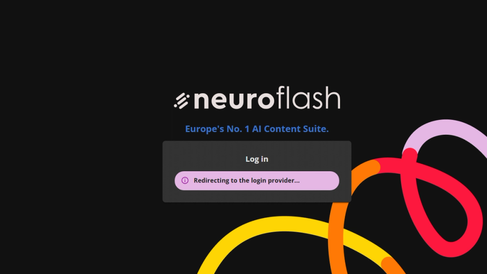 Screenshot of neuroflash App Screenshot of neuroflash App