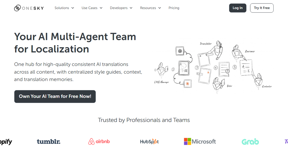 Screenshot of OneSky Localization Agent (OLA)