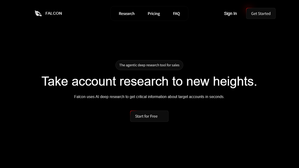 Screenshot of Falcon Screenshot of Falcon