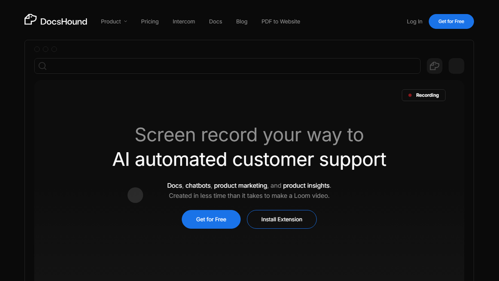 Screenshot of DocsHound Screenshot of DocsHound