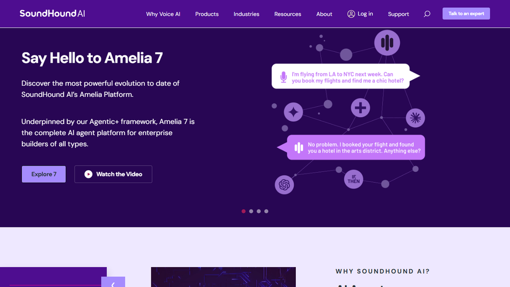 Screenshot of SoundHound AI Screenshot of SoundHound AI