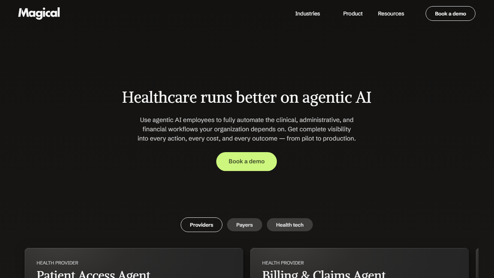 Screenshot of Magical