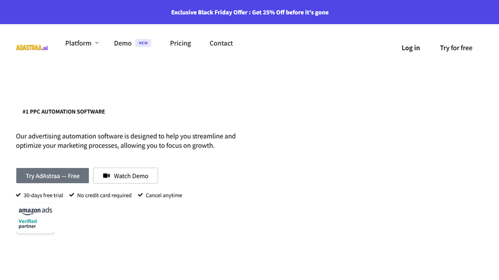 Screenshot of Adastraa AI