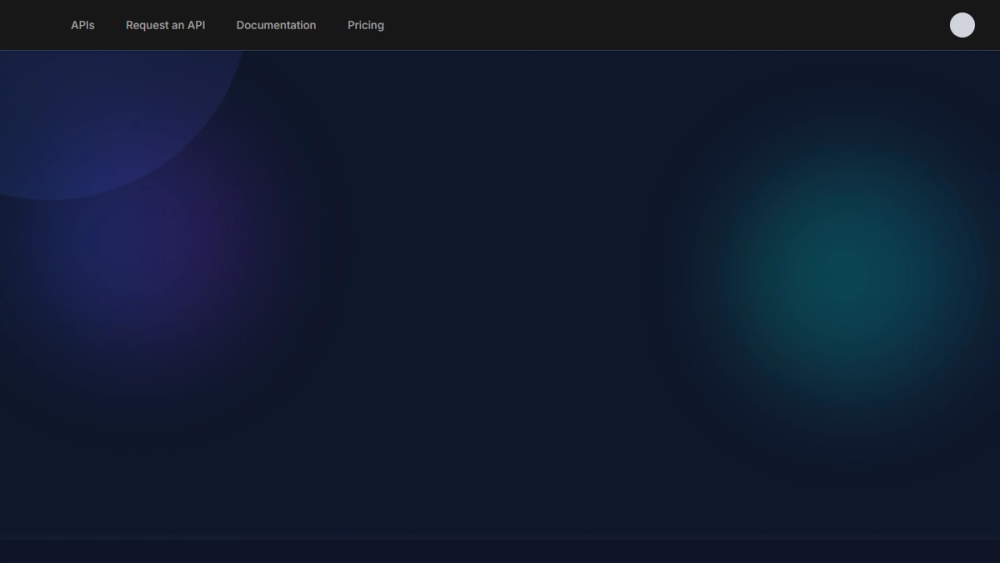 Screenshot of API Hub Screenshot of API Hub