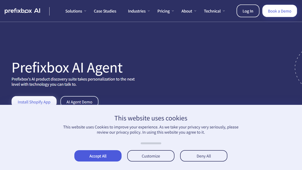 Screenshot of Prefixbox AI Search & Discovery Screenshot of Prefixbox AI Search & Discovery