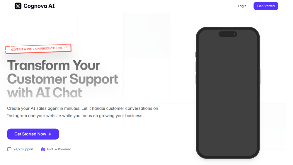 Screenshot of Cognova AI