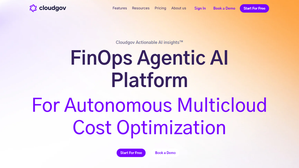 Screenshot of Cloudgov.ai Agentic AI Multicloud FinOps Platform Screenshot of Cloudgov.ai Agentic AI Multicloud FinOps Platform
