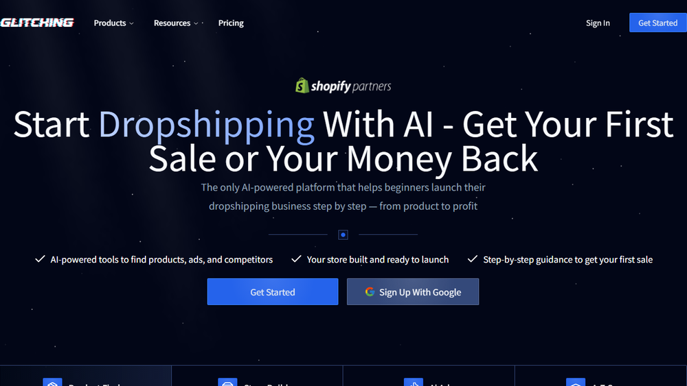 Screenshot of Glitching AI