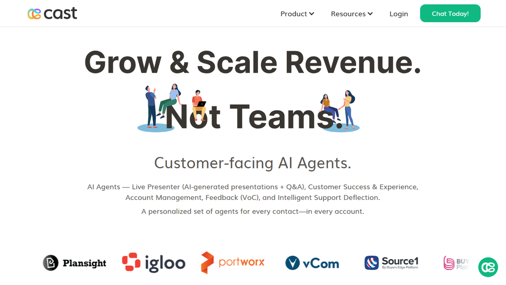 Screenshot of Cast.app AI Agents