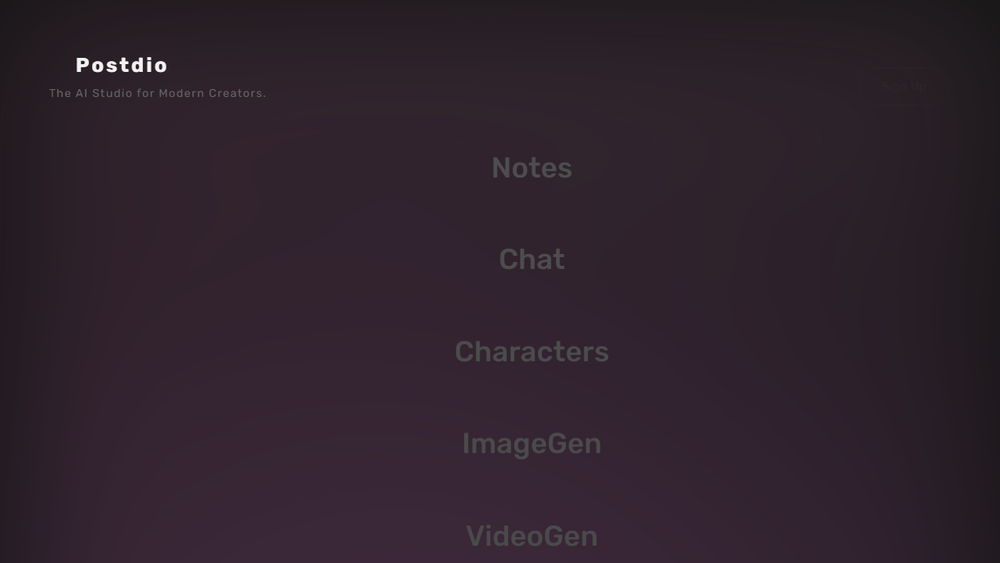 Screenshot of Postdio Screenshot of Postdio