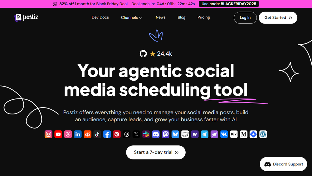 Screenshot of Postiz Screenshot of Postiz