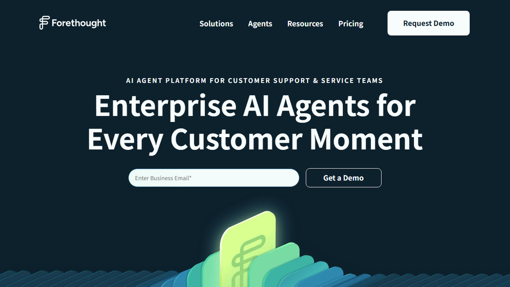 Screenshot of Forethought AI Customer Service & Support Agent