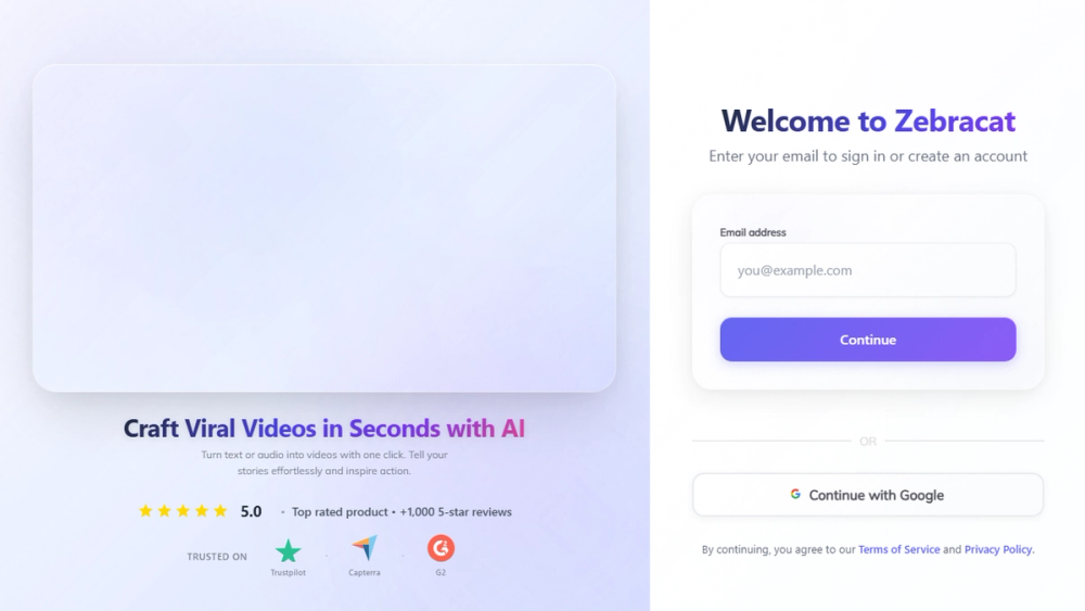 Screenshot of Zebracat