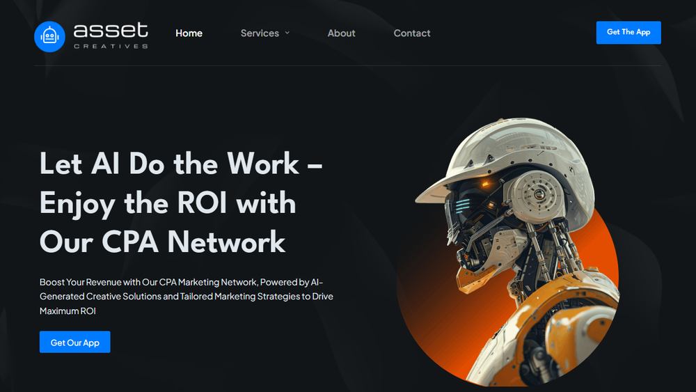 Screenshot of Asset Creatives AI Screenshot of Asset Creatives AI
