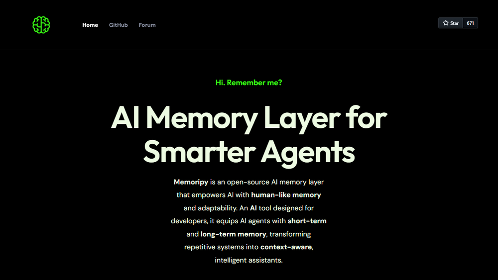 Screenshot of MemoriPy