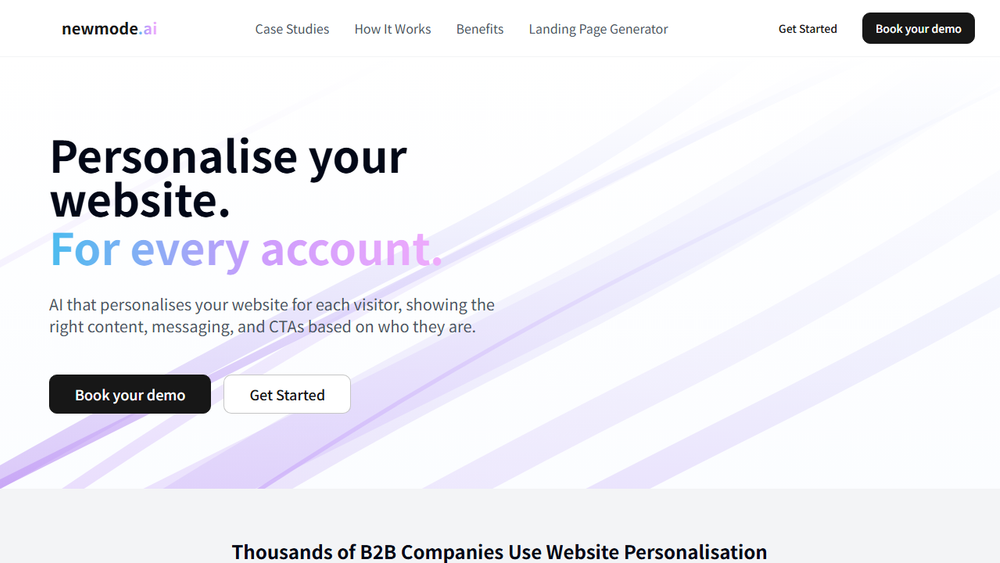 Screenshot of newmode.ai