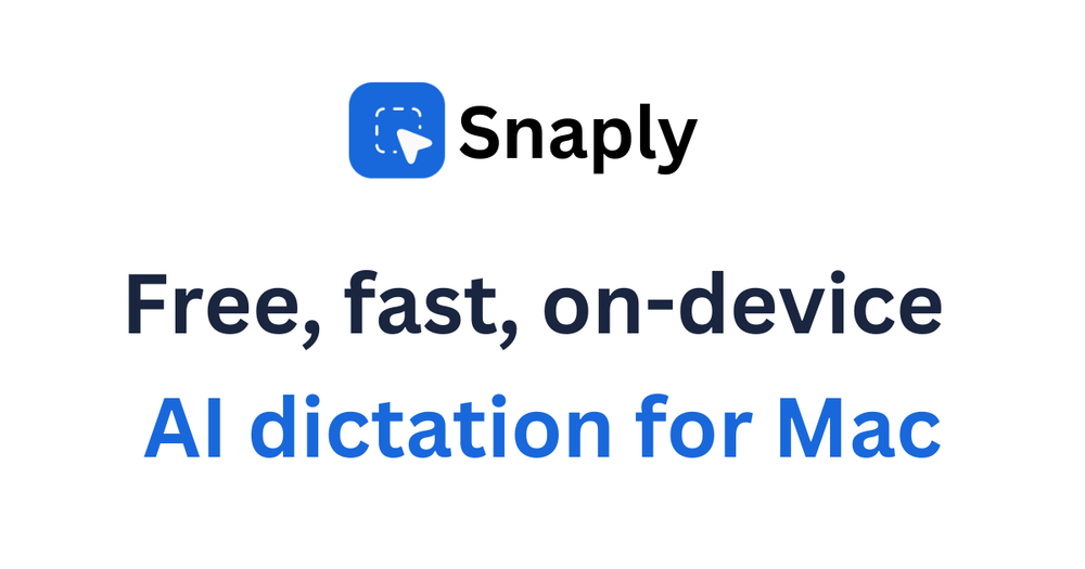 image of Snaply - Best AI dictation app image of Snaply - Best AI dictation app