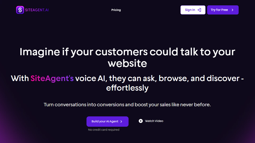 Screenshot of Site Agent Screenshot of Site Agent