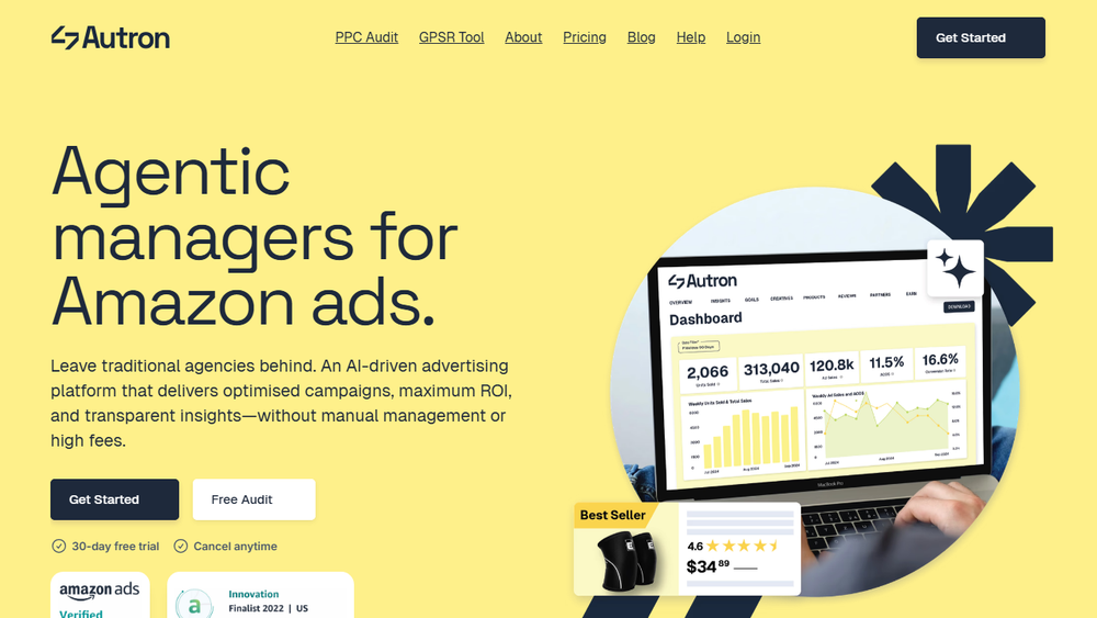 Screenshot of Autron - AI-Powered Amazon Ads Management Screenshot of Autron - AI-Powered Amazon Ads Management