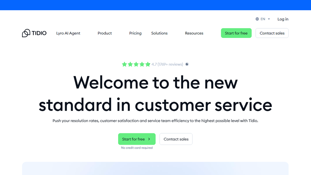 Screenshot of Tidio: AI Customer Service & Live Chat Software Screenshot of Tidio: AI Customer Service & Live Chat Software