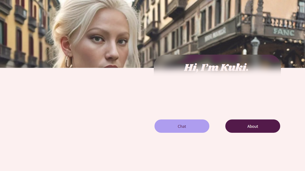 Screenshot of Kuki AI