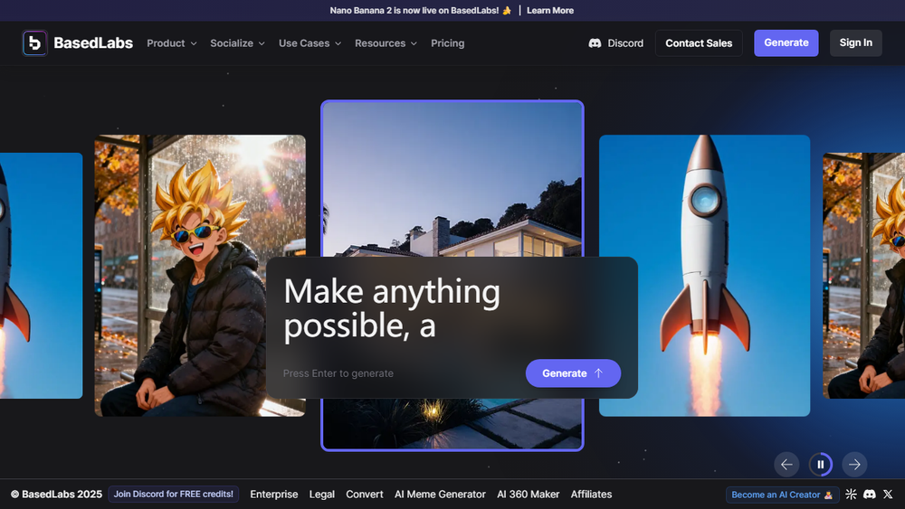 Screenshot of BasedLabs.ai