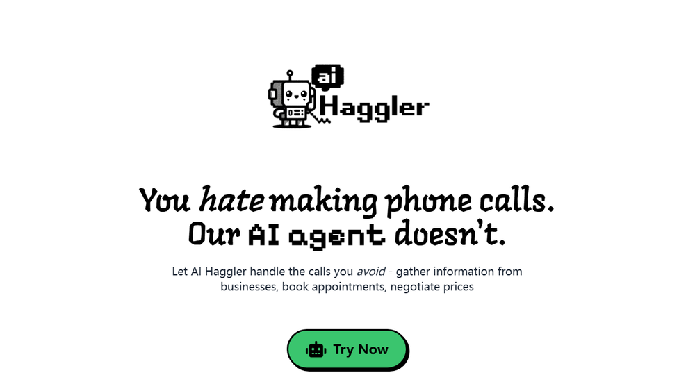 Screenshot of AI Haggler Screenshot of AI Haggler