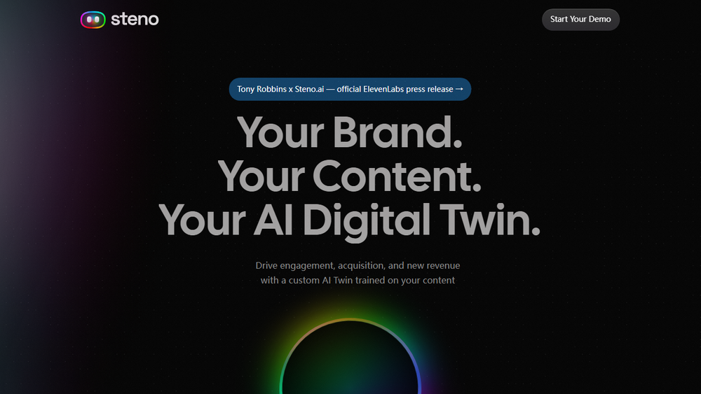 Screenshot of Steno.ai Screenshot of Steno.ai