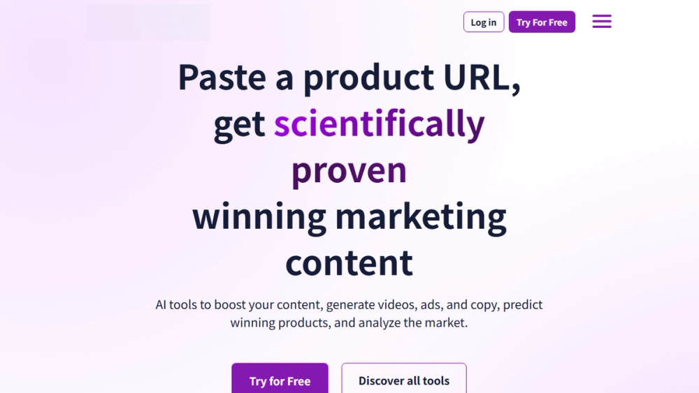 Screenshot of PandaRocket AI