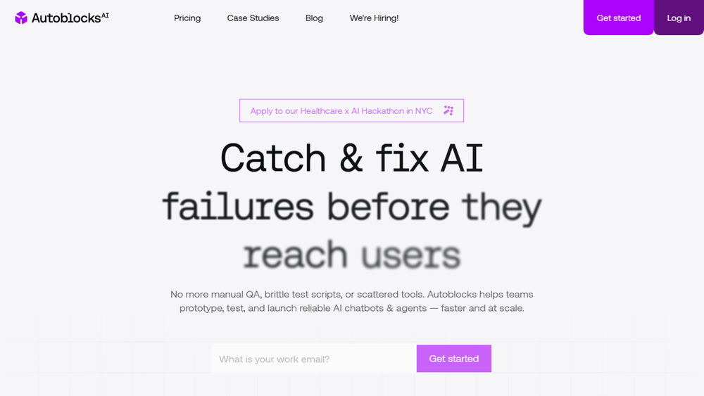 Screenshot of Autoblocks AI Screenshot of Autoblocks AI
