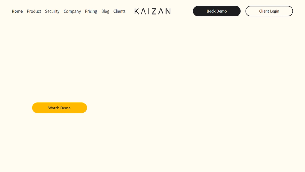 Screenshot of Kaizan AI: AI Client Service Platform Screenshot of Kaizan AI: AI Client Service Platform