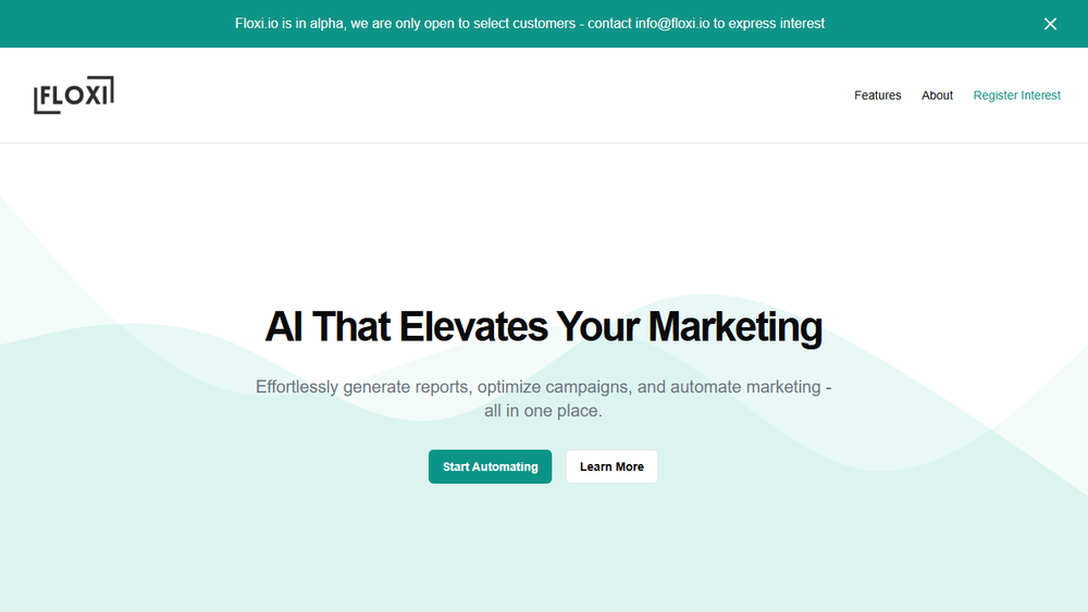 Screenshot of Floxi.io