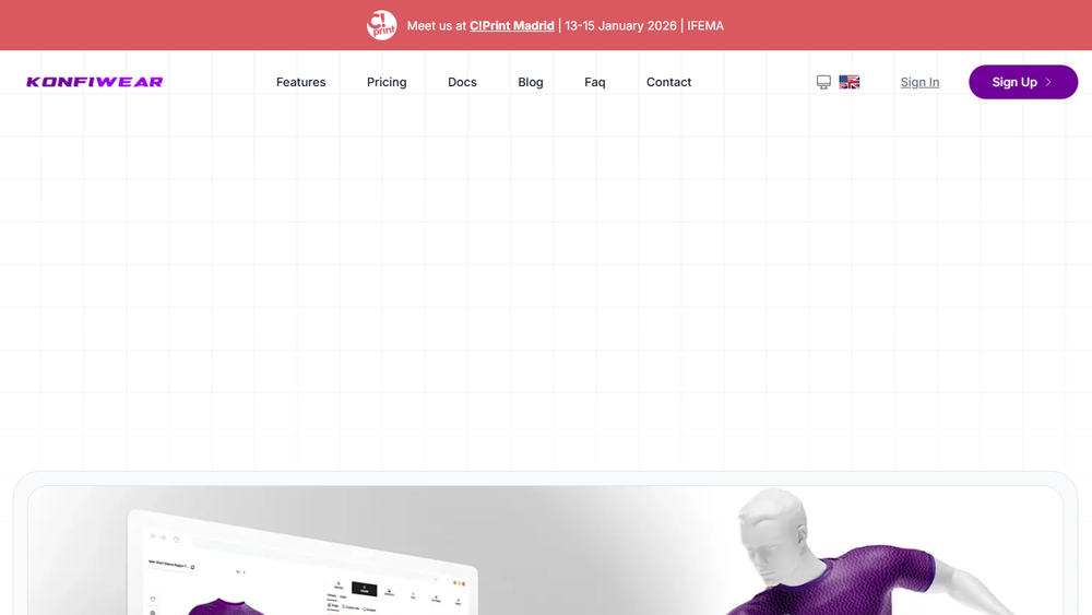 Screenshot of Konfiwear: 3D Apparel Customization Software Screenshot of Konfiwear: 3D Apparel Customization Software