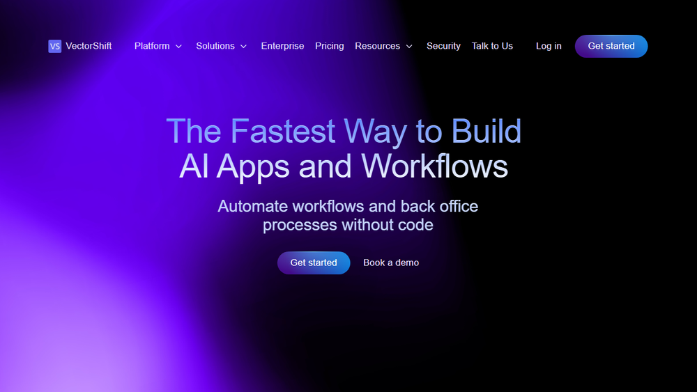 Screenshot of VectorShift