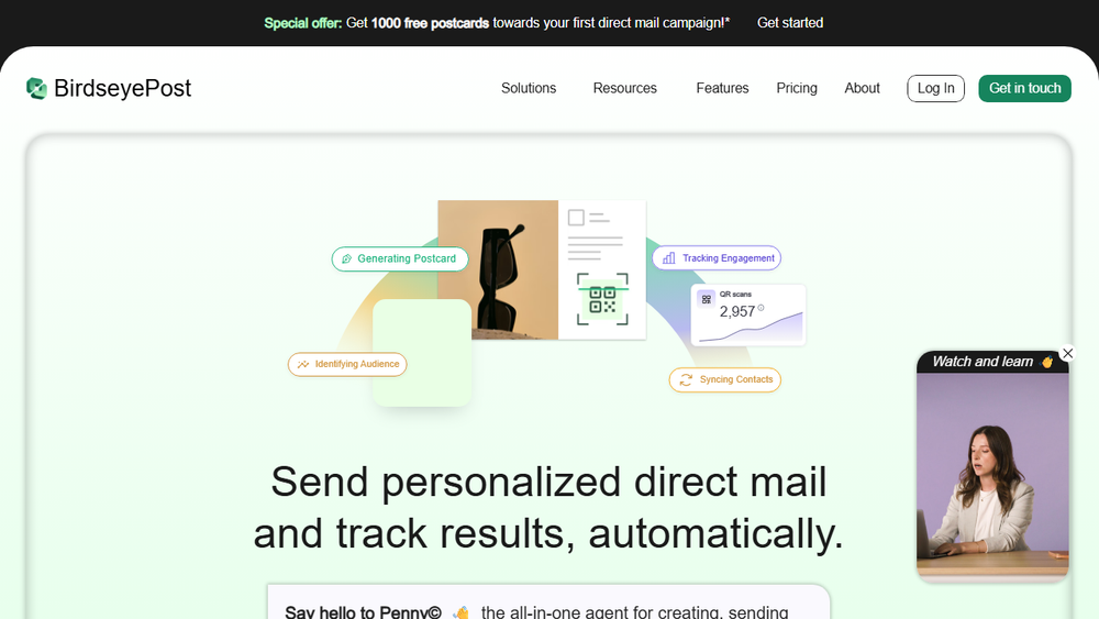 Screenshot of BirdseyePost Screenshot of BirdseyePost