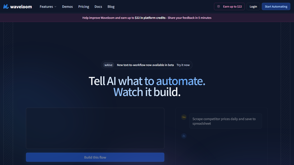 Screenshot of Waveloom