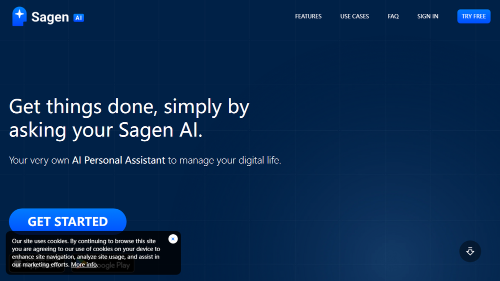 Screenshot of Sagen AI - Your Personal AI Assistant Screenshot of Sagen AI - Your Personal AI Assistant
