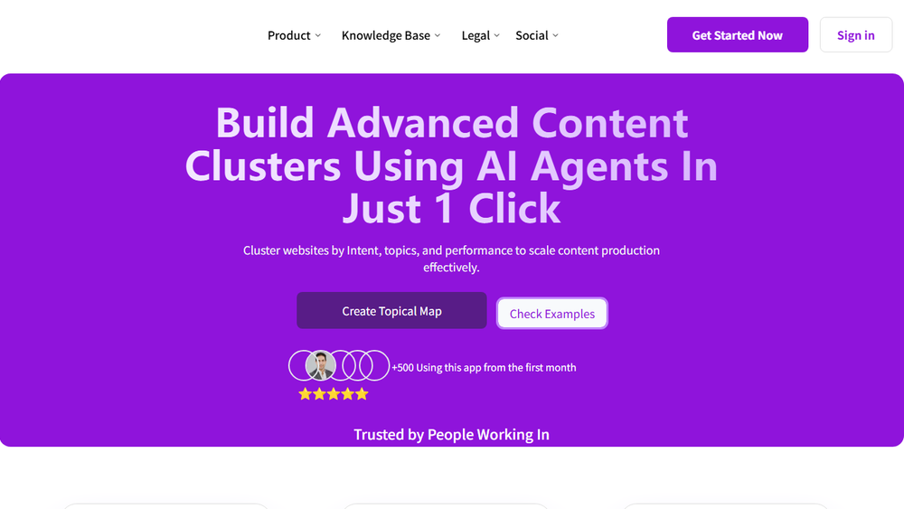 Screenshot of Contentmaps AI Screenshot of Contentmaps AI